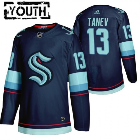 Dětské Hokejový Dres Seattle Kraken Brandon Tanev 13 2021-22 Navy Authentic